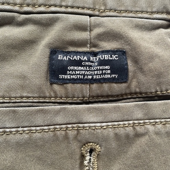 Banana Republic athletic fit chinos olive 32x32 - Picture 3 of 6